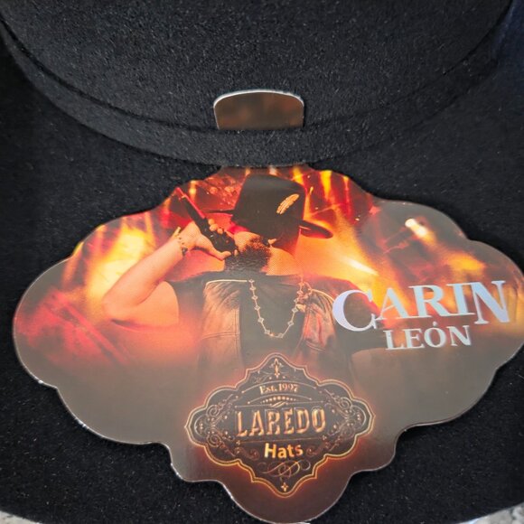 RARE Limited Edition Official Carin Leon Victoria Beer Laredo Hat & Rare Case! - Picture 5 of 6